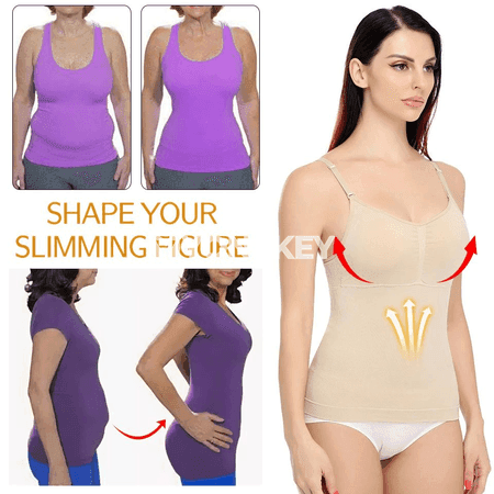 Zenanlar üçin plus size shapewear maýka, garyn gözegçilik tank top