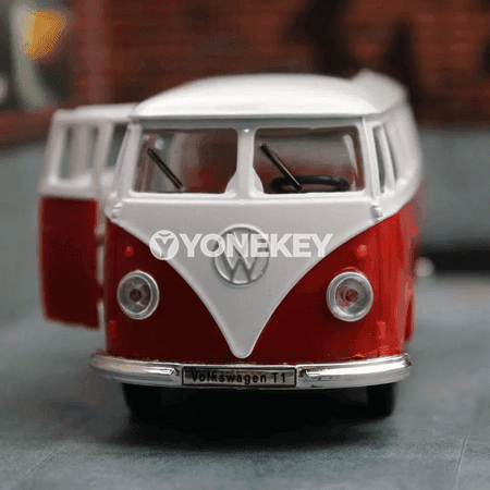 Volkswagen T1 Samba Bus 1:36 metal model awtoulag oýnawaç