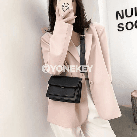 Zenanlar üçin kiçi PU deri sumka, gündelik moda crossbody
