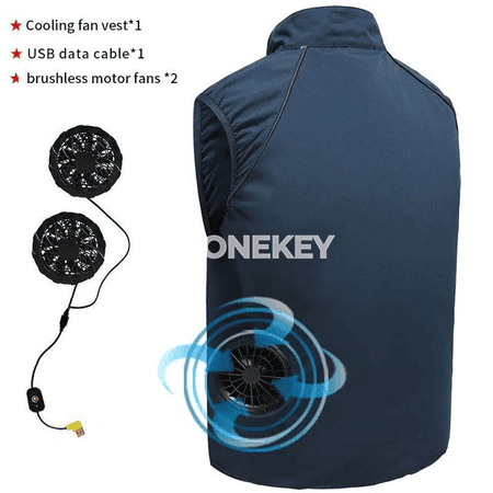 Erkekler üçin sowadyjy fanly ýeňil vestka