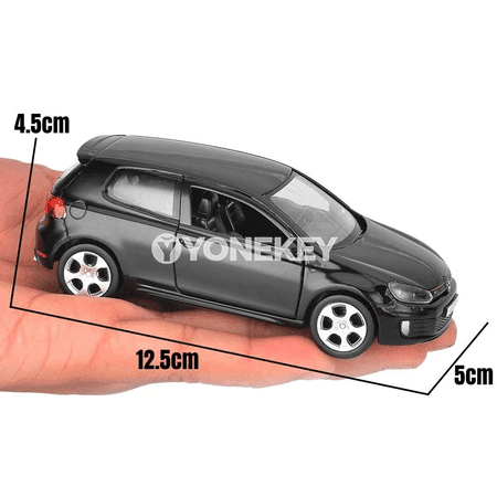 Volkswagen Golf GTI 1:36 metal model awtoulag, açylýan gapylar