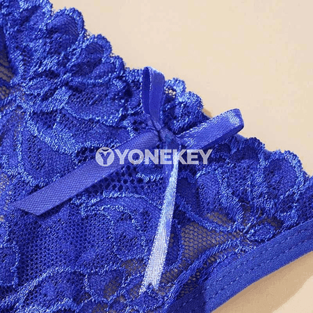2 bölek aýallaryň dantelli G-tanga içki eşigi