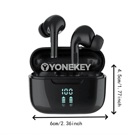 Ariettie HIFI ENC simsiz Bluetooth gulaklyklar, güýçli ses displeýli