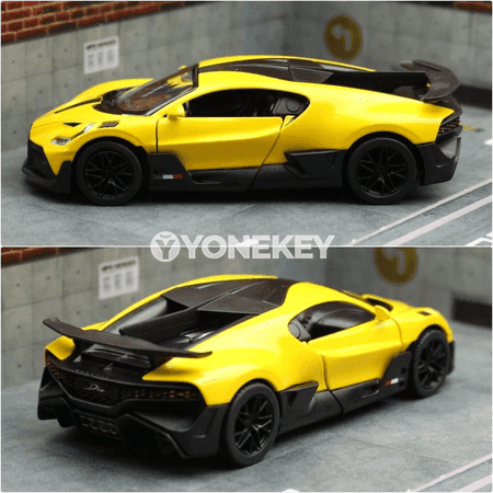 KiNSMART Bugatti Divo 1:38 metal model awtoulag, kolleksiýa üçin