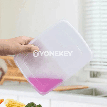 4 bölmeli iýmit saklaýyş gutusy, sowadyjy üçin amatly