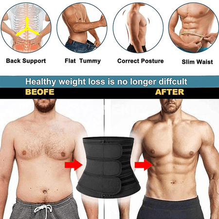 Erkekler üçin beli şekillendiriji kemer, fitnes üçin amatly, berk oturýan