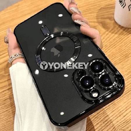 iPhone üçin simsiz zarýadly açyk telefon gapagy, güýçli gorag