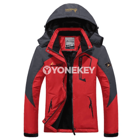Gyş üçin ýyly, kapýuşonly erkekler parka penjek