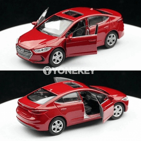 Hyundai Elantra metal model awtoulag, 1:36, çocuklar üçin
