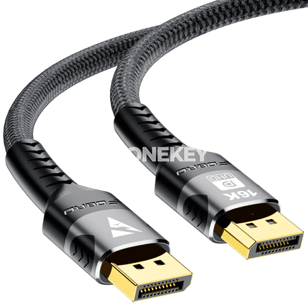 DisplayPort 2.1 kabeli 16K, 80Gbps, 8K/4K ýokary hilli