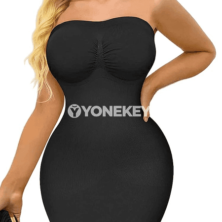 Aýallar üçin strapsyz şekil beriji full slip, köýnek asty içki eşik