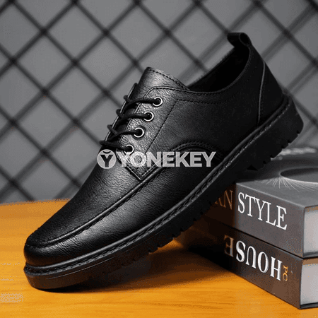 Erkekler üçin gündelik deri oxford köwüşler, water-resistant