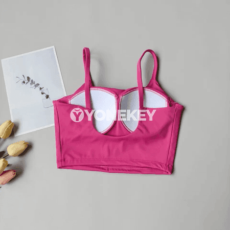 Zenanlar üçin dem alýan sport bra, padly, ýokary amatly