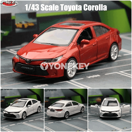 Toyota Corolla Hybrid 1:43 metal model awtoulag oýnawy