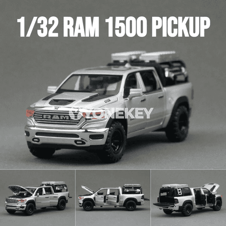 Dodge RAM 1500 1:32 pull-back metall model awtoulag