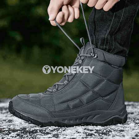 Erkekler üçin gyşly, ýyly suw geçirmeýän toply ökde aýakgaplar