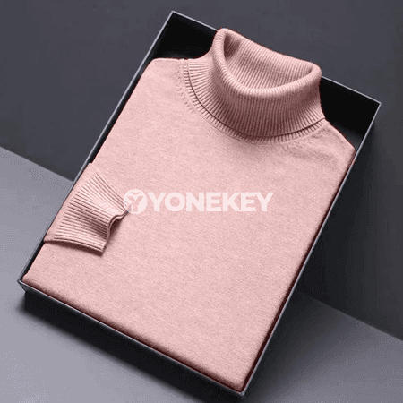 Erkekler üçin ýyly turtlenek switer, ýeňil we rahat gündelik model