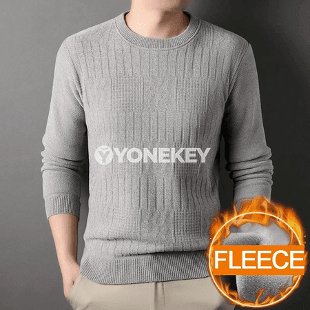 Erkekler üçin gyş switeri, ýumşak, ýyly, bir reňkli, zipperli