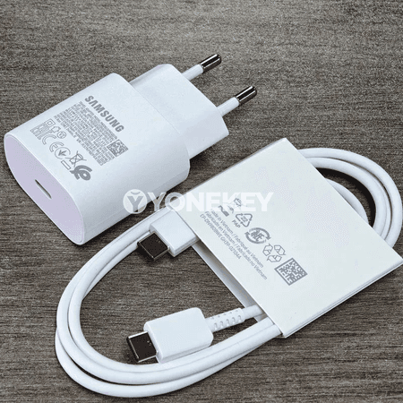 Samsung 25W çalt zarýad beriji adapter, Galaxy üçin