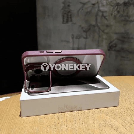 iPhone üçin Magsafe açyk telefon gaby, tekiz durujyly zarba goraýjy model