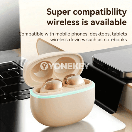 TWS LED displeýli simsiz Bluetooth nauşnikler, güýçli bas, HD jaň