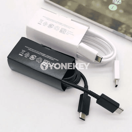 Samsung 45W Super Fast Charge Adapter, Type-C kabel bilen