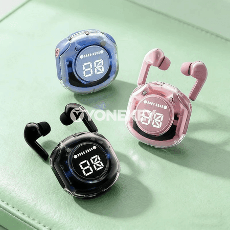 DAMORE T8 simsiz Bluetooth 5.3 nauşnik, sport we oýun üçin