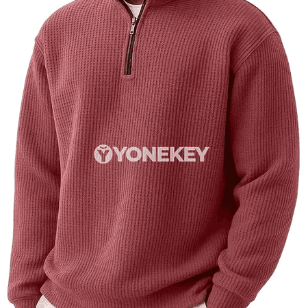 Erkekler üçin half zip hoodi — güýz ýaz sport ýyly sweatshirt