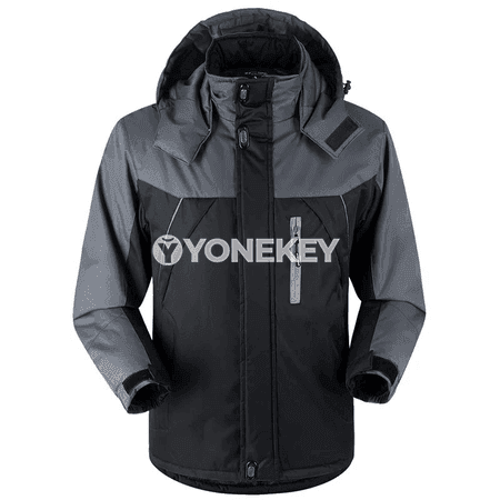 Erkekler üçin ýyly gyş penjek, kapşonly, çydamly we rahat model