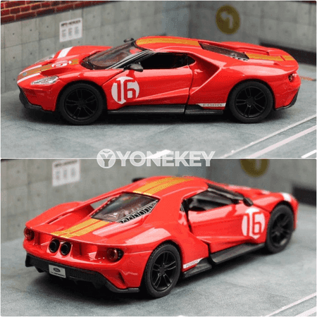 KiNSMART Ford GT 1:38 metal model awtoulag oýunjak