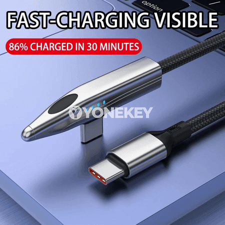 NNBILI 240W USB-C oýun kabeli, çalt zarýad we maglumat geçiriji