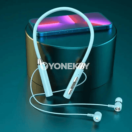 Bluetooth simsiz sport naushnik, magnitli boýunly model
