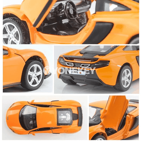 McLaren 650S 1:36 metal awto modeli, kolleksiýa üçin
