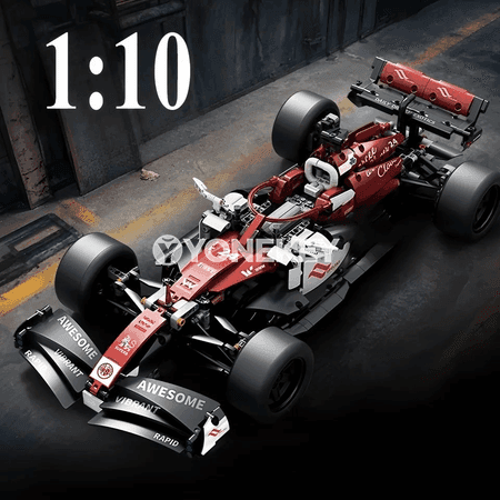 1:10 gurluşyk blokly sport awtoulag modeli, DIY superkar