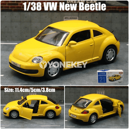 Volkswagen New Beetle 1:36 metal model awtoulag oýunjak