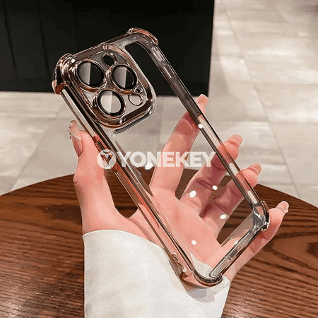 iPhone üçin metallaw çarçuwaly düşnükli zarba garşy gap