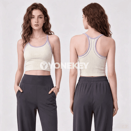 Zenanlar üçin sport top, döş padli, yoga we fitnes üçin amatly