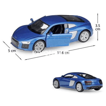 Audi R8 Coupe GT Spyder 1:36 diecast model awtoulagy