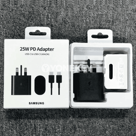 Samsung 25W UK Plug çalt zarýad beriji adapter, Galaxy üçin