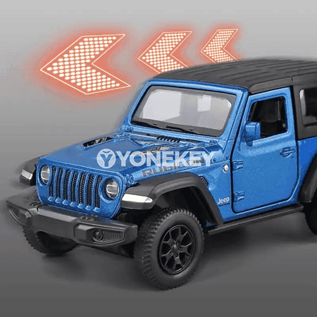 Jeep Wrangler Rubicon 1:36 metal model awtoulag, pull-back