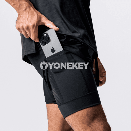 Erkek sport şortyklary — ylgaw, fitnes we tomus üçin ýeňil şortikler