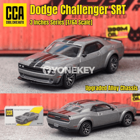 Dodge Challenger SRT 1:64 metal model awtoulag, kolleksiýa üçin