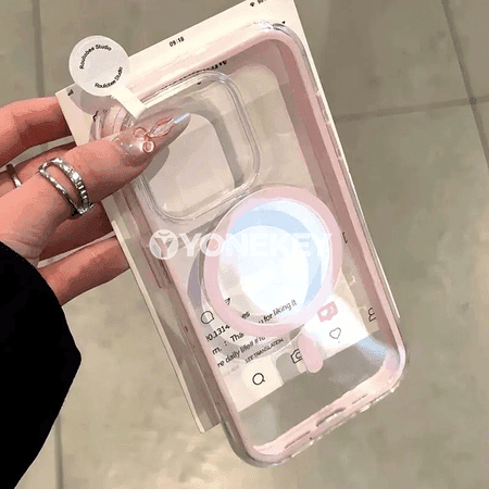iPhone üçin açyk magsafe kılıf, magnitli, ýeňil we goragly