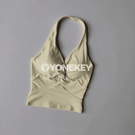 Zenanlar üçin sport bra, arkasy açyk, ýoga we fitnes üçin amatly