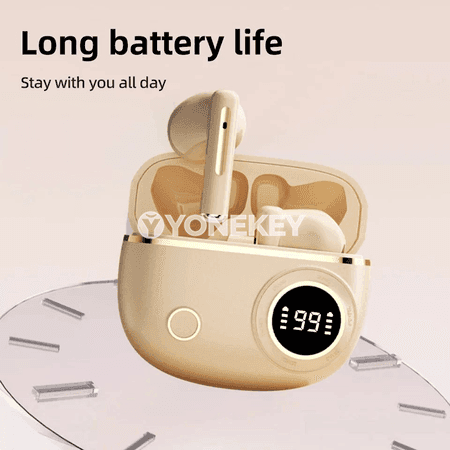 D338 Bluetooth simsiz nauşnikler, ýokary ses hil, mikrofonly