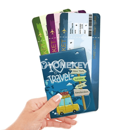 Syýahat üçin Passport Saklaýjy — PVC 3D, Erkekler we Aýallar üçin