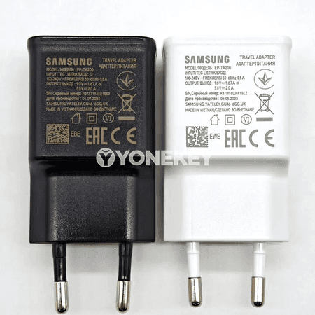 Samsung 15W çalt zarýad beriji adapter, Type-C kabel bilen