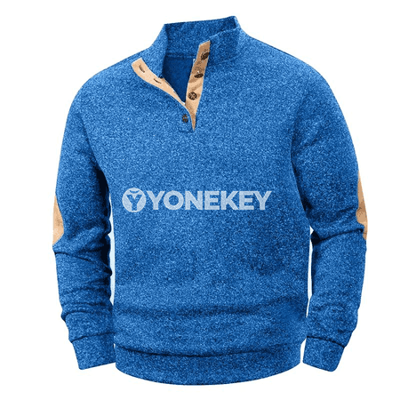 Erkekler üçin uzyn ýeňli gündelik sweatshirt, ýeňil we dem alýan