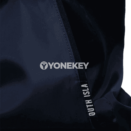 Erkekler üçin ýaz- güýz ýeňil ziperli stend-ýakaly jaket