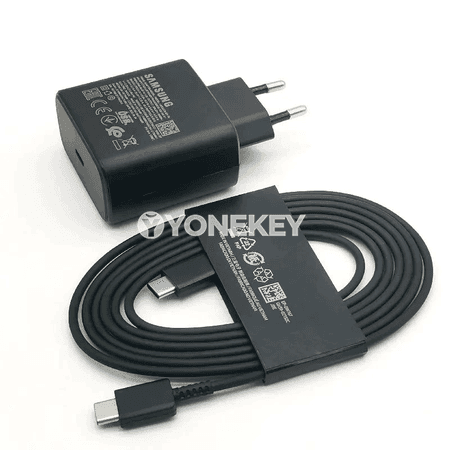 Samsung 45W çalt zarýad beriji adapter, 1.8 m kabel bilen